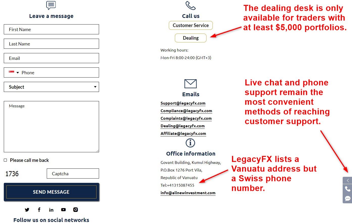 LegacyFX Customer Support LegacyFX Customer Support